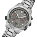 Hugo Boss Nomad Grey Dial Silver Steel Strap Watch for Men - 1513774
