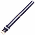 Daniel Wellington Classic Glasgow White Dial Two Tone NATO Strap Unisex Watch - DW00100047