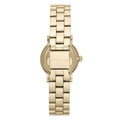 Marc Jacobs Baker White Dial Gold Steel Strap Watch for Women - MBM3247