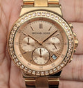Michael Kors Dylan Rose Gold Rose Gold Steel Strap Watch for Women - MK5586