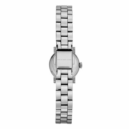 Marc Jacobs Amy Dinky White Dial Silver Steel Strap Watch for Women - MBM3225
