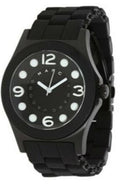 Marc Jacobs Pelly Black Dial Black Silicone Strap Watch for Women - MBM2516