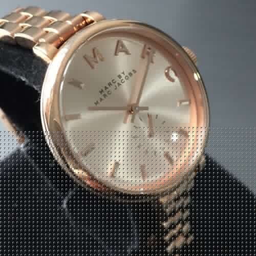 Marc Jacobs Sally Rose Gold Dial Rose Gold Steel Strap Watch for Women - MBM3364