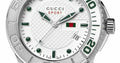 Gucci G Timeless Silver Dial Silver Steel Strap Watch For Men - YA126232