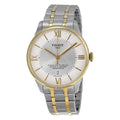 Tissot Chemin Des Tourelles Powermatic 80 Cosc Silver Dial Two Tone Steel Strap Watch For Men - T099.408.22.038.00