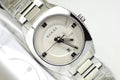 Gucci GG2570 White Dial Silver Steel Strap Watch For Women - YA142502