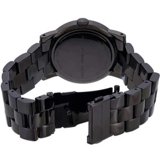 Marc Jacobs Amy Black Dial Black Steel Strap Watch for Women - MBM8595