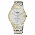 Tissot Chemin Des Tourelles Powermatic 80 Silver Dial Two Tone Steel Strap Watch For Men - T099.407.22.038.00