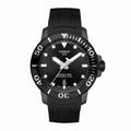 Tissot Seastar 1000 Powermatic 80 Black Dial Black Rubber Strap Watch For Men - T120.407.37.051.00