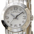 Marc Jacobs Amy Dinky White Dial Silver Steel Strap Watch for Women - MBM3225