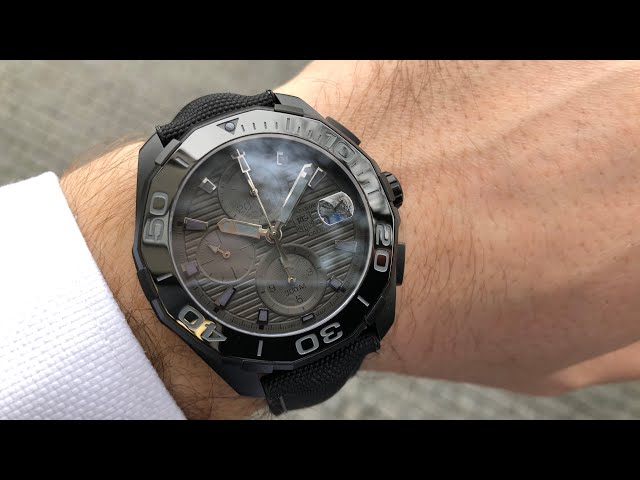 Tag Heuer Aquaracer Titanium Grey Dial Watch for Men - CAY218B.FC6370