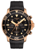 Tissot Seastar 1000 Chronograph Black Dial Black Rubber Strap Watch For Men - T120.417.37.051.00