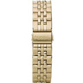 Fossil Boyfriend Chronograph Gold Dial Gold Steel Strap Watch for Women - ES2197