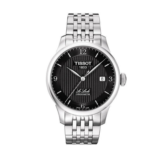 Tissot Le Locle Automatic Black Dial Silver Steel Strap Watch For Men - T006.408.11.057.00