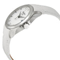 Tissot Couturier Lady Silver Dial White Leather Strap Watch For Women - T035.210.16.011.00