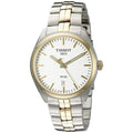 Tissot T Classic PR 100 White Dial Two Tone Steel Strap Watch for Men - T101.410.22.031.00