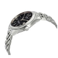 Tissot Ballade Powermatic 80 Cosc Black Dial Silver Steel Strap Watch For Men - T108.408.11.057.00