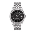 Tissot Ballade Powermatic 80 Cosc Black Dial Silver Steel Strap Watch For Men - T108.408.11.057.00