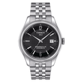 Tissot Ballade Powermatic 80 Cosc Black Dial Silver Steel Strap Watch For Men - T108.408.11.057.00