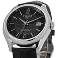 Tissot Ballade Powermatic 80 Cosc Black Dial Black Leather Strap Watch For Men - T108.408.16.057.00