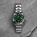 Tissot Gentleman Powermatic 80 Silicium Green Dial Silver Steel Strap Watch For Men - T127.407.11.091.01