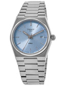 Tissot PRX Light Blue Dial Silver Steel Strap Watch For Women - T137.210.11.351.00
