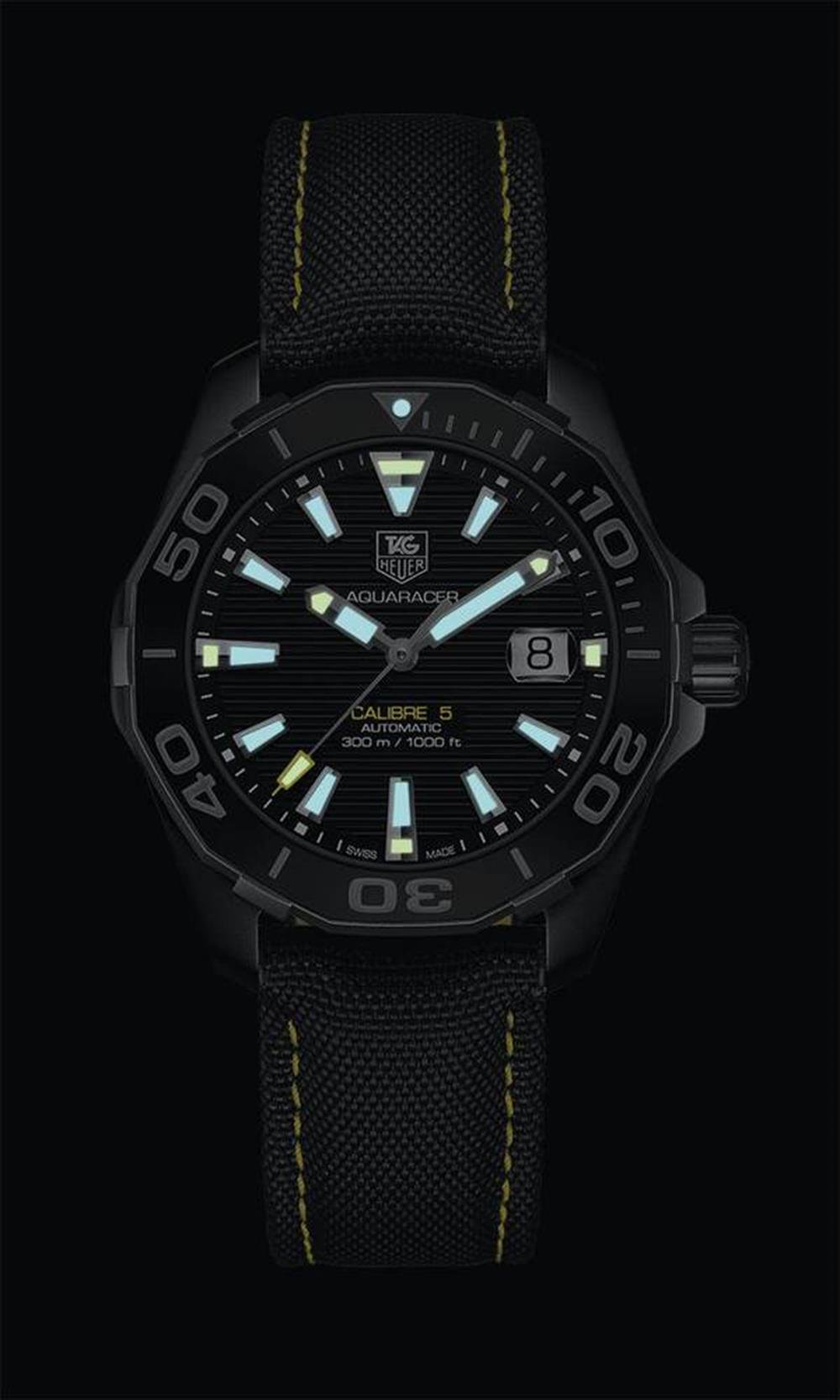 Tag Heuer Aquaracer Black Dial Watch for Men - WAY218A.FC6362