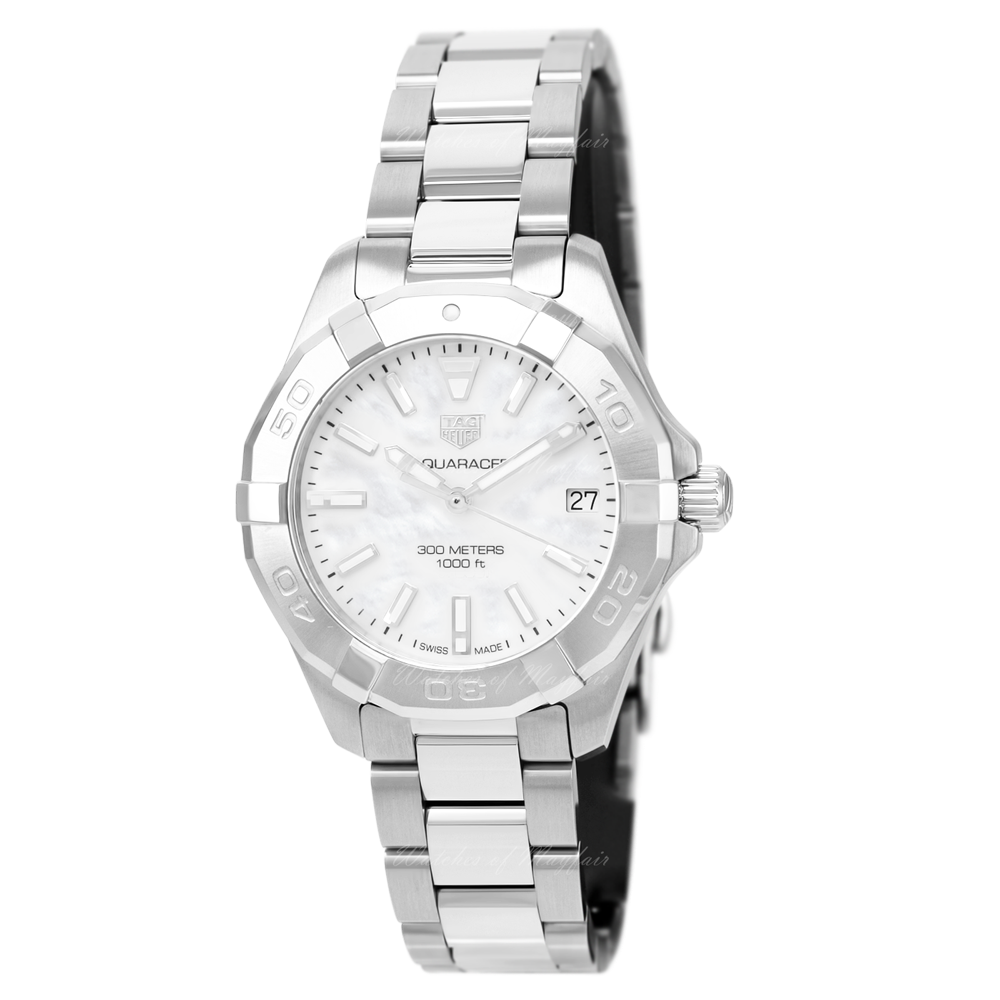 Tag Heuer Aquaracer White Mother of Pearl Dial Watch for Women - WBD1311.BA0740