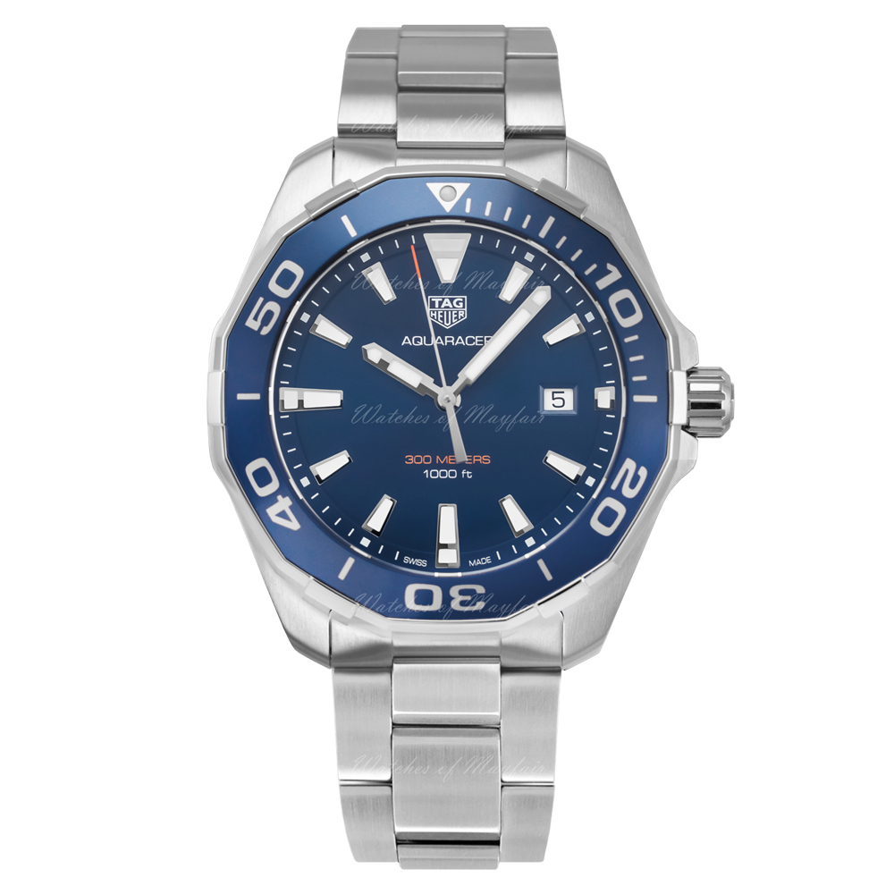 Tag Heuer Aquaracer Blue Dial Watch for Men - WAY101C.BA0746
