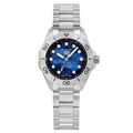Tag Heuer Aquaracer Professional 200 Automatic Diamond Blue Dial Silver Steel Strap Watch for Women - WBP2411.BA0622