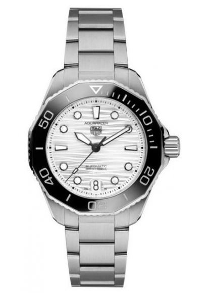 Tag Heuer Aquaracer Professional 300 Automatic White Dial Silver Steel Strap Watch for Men - WBP231C.BA0626
