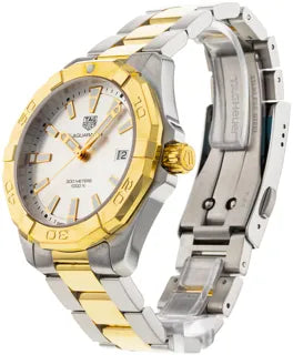 Tag Heuer Aquaracer Silver Dial Two Tone Steel Strap Watch for Women - WBD1120.BB0930