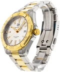 Tag Heuer Aquaracer Silver Dial Two Tone Steel Strap Watch for Women - WBD1120.BB0930