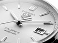 Tag Heuer Carrera Automatic Caliber 5 White Dial Silver Steel Strap Watch for Men - WAR211B.BA0782