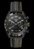 Tag Heuer Carrera x Porsche Automatic Chronograph Black Dial Black Nylon Strap Watch for Men - CBN2A1H.FC6512