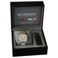 Tag Heuer Formula 1 Chronograph Indy 500 Special Edition Grey Dial Silver Steel Strap Watch for Men - CAZ1016.EB0058