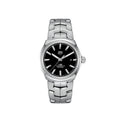 Tag Heuer Link Quartz Black Dial Silver Steel Strap Watch for Women - WBC2110.BA0603
