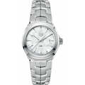 Tag Heuer Link Quartz Mother of Pearl Dial Silver Steel Strap Watch for Women - WBC1310.BA0600