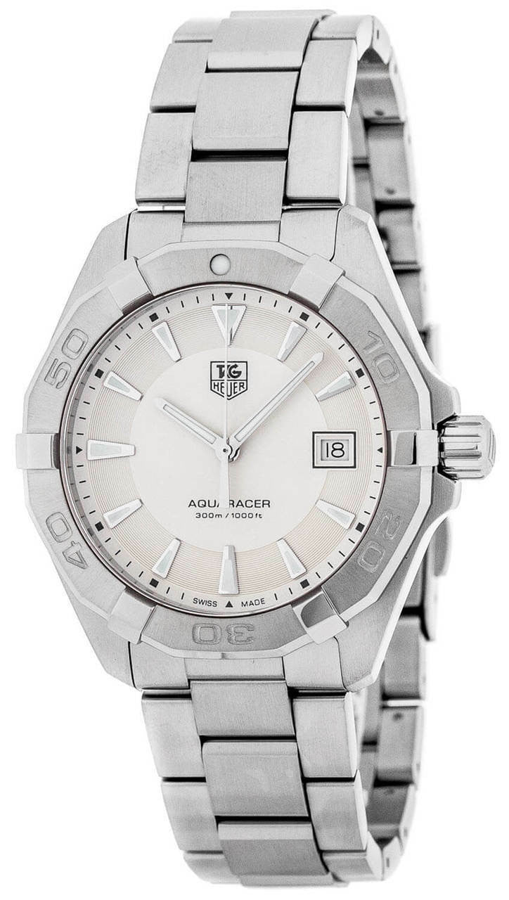Tag Heuer Aquaracer White Dial Watch for Men - WAY1111.BA0928