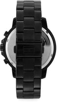 Tommy Hilfiger London Chronograph Black Dial Black Steel Strap Watch for Men - 1791529