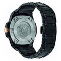 Versace Chain Reaction Quartz Black Dial Black Steel Strap Watch for Men - VEDY00719
