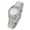 Marc Jacobs Tether Transparent Silver Dial Silver Steel Strap Watch for Women - MBM3416