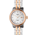 Tissot Le Locle Automatic Diamonds Mother of Pearl White Dial Two Tone Steel Strap Watch For Women - T006.207.22.116.00