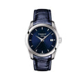 Tissot Couturier Lady Blue Dial Blue Leather Strap Watch for Women - T035.210.16.041.00