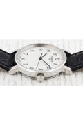Tissot T Classic Desire White Dial Black Leather Strap Watch For Men - T52.1.421.12
