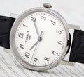 Tissot T Classic Desire White Dial Black Leather Strap Watch For Men - T52.1.421.12