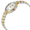 Tissot Flamingo Mother of Pearl White Dial Two Tone Steel Strap Watch For Women - T094.210.22.111.01