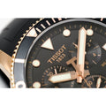 Tissot Seastar 1000 Chronograph Black Dial Black Rubber Strap Watch For Men - T120.417.37.051.00