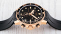 Tissot Seastar 1000 Chronograph Black Dial Black Rubber Strap Watch For Men - T120.417.37.051.00
