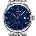 Tissot Le Locle Powermatic 80 Blue Dial Silver Steel Strap Watch For Men - T006.407.11.043.00